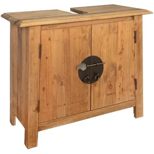 Comparateur de prix : vidaXL Meuble-lavabo de salle de bains pin massif 70x32x63 cm