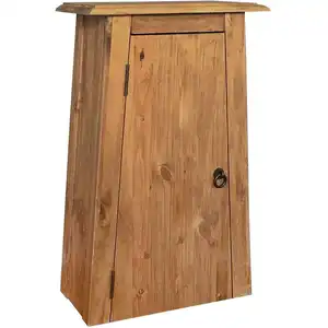 Comparateur de prix : vidaXL Armoire latérale de salle de bain Pin massif 42x23x70 cm