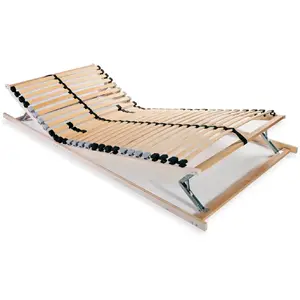 Comparateur de prix : vidaXL Sommier à lattes avec 28 lattes 7 zones 80 x 200 cm