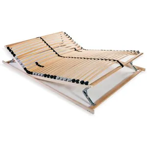 Comparateur de prix : vidaXL Sommier à lattes avec 28 lattes 7 zones 140 x 200 cm
