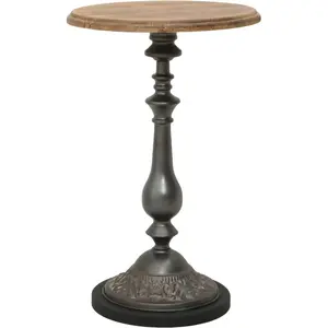 Comparateur de prix : vidaXL Table d'appoint Bois de sapin massif 40 x 64 cm Marron