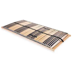 Comparateur de prix : vidaXL Sommier à lattes avec 42 lattes 7 zones 140 x 200 cm