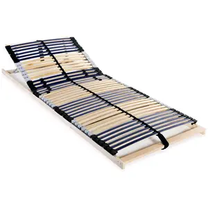Comparateur de prix : vidaXL Sommier à lattes avec 42 lattes 7 zones 70 x 200 cm