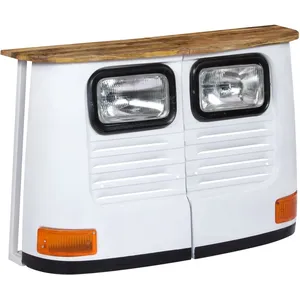vidaXL Buffet Bois de manguier massif Forme de camion Blanc