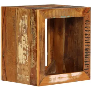 vidaXL Tabouret 40x30x40 cm Bois de récupération solide pas cher