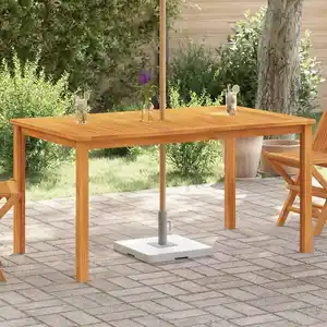 vidaXL Table de jardin 150x90x74 cm Bois d'acacia massif pas cher