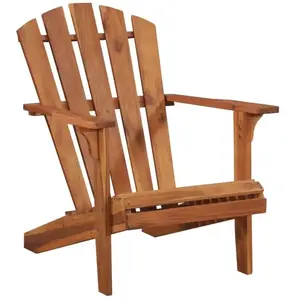 vidaXL Chaise de jardin Adirondack Bois d'acacia massif