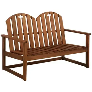 vidaXL Banc de jardin 110 cm Bois d'acacia solide pas cher