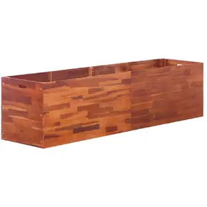 Comparateur de prix : vidaXL Lit surélevé de jardin Bois d'acacia 200x50x50 cm
