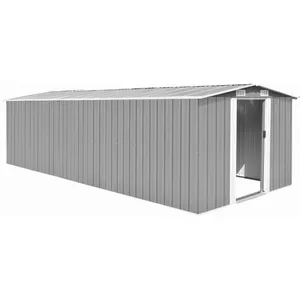 Abri Jardin KETER FACTOR 86 - 4.4m² Polypropylène Beige Marron Avec Plancher Et Fenêtres