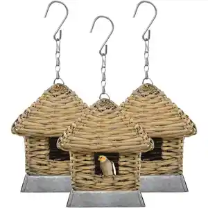 Comparateur de prix : vidaXL Nichoir 3 pcs Osier