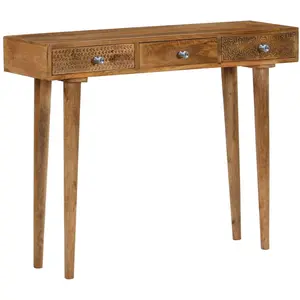 Comparateur de prix : VIDAXL Table console - Bois de manguier 102x30x79 cm