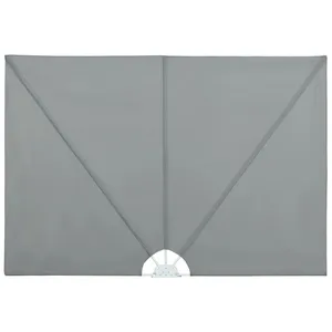 VIDAXL Auvent latéral pliable de terrasse Gris 300 x 150 cm pas cher