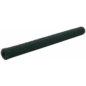 Comparateur de prix : vidaXL vidaXL Grillage Acier avec revêtement en PVC 25x1,5 m Vert