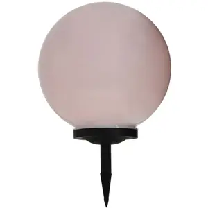 Comparateur de prix : vidaXL Lampe LED solaire d'extérieur sphérique 40 cm RVB
