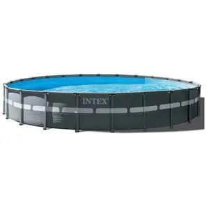 Comparateur de prix : Intex - Ensemble de piscine ronde Ultra xtr Frame 732 x 132 cm 26340GN