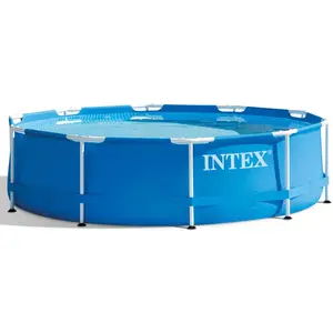 vidaXL Intex Piscine Metal Frame 305 x 76 cm 28200NP pas cher