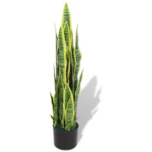 Comparateur de prix : vidaXL Plante artificielle avec pot Sansevière 90 cm Vert