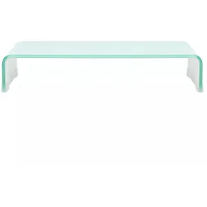 vidaXL Meuble TV/Support pour moniteur 60x25x11 cm verre vert pas cher