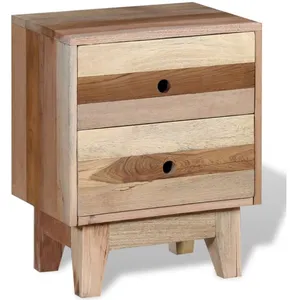 vidaXL Table de chevet Bois de récupération massif pas cher