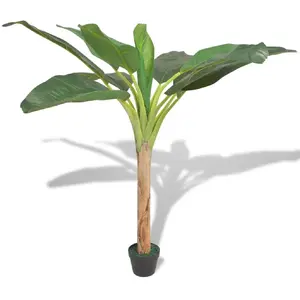 Comparateur de prix : vidaXL Bananier artificiel avec pot 150 cm Vert