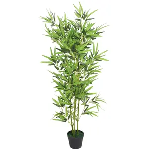Comparateur de prix : vidaXL Plante artificielle avec pot Bambou 120 cm Vert