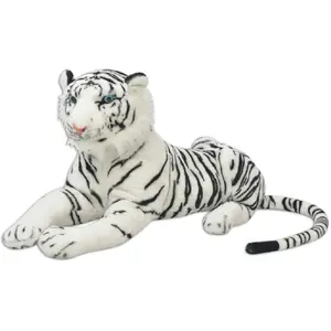 Comparateur de prix : vidaXL Tigre en peluche Blanc XXL