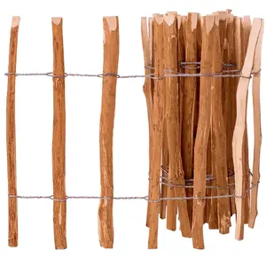 Comparateur de prix : vidaXL Clôture à piquets Bois de noisetier 60x500 cm