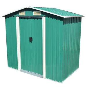 Comparateur de prix : vidaXL Abri de stockage pour jardin Métal Vert 204 x 132 x 186 cm