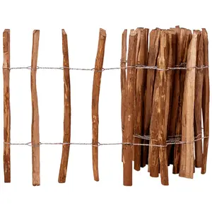 Comparateur de prix : vidaXL Clôture à piquets Bois de noisetier 60x500 cm