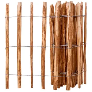 Comparateur de prix : vidaXL Clôture à piquets Bois de noisetier 90x500 cm