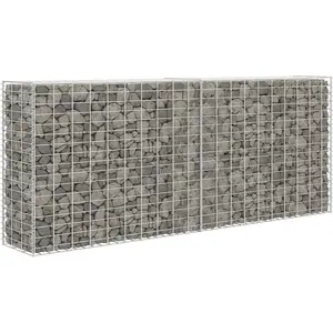 Comparateur de prix : vidaXL Panier de gabion Acier inoxydable 85x30x200 cm