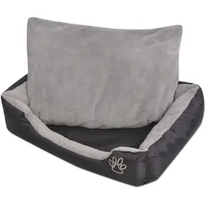 Comparateur de prix : vidaXL Lit pour chiens avec coussin rembourré Taille XXL Noir
