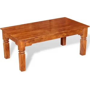 Comparateur de prix : vidaXL Table basse Bois massif 110 x 60 x 45 cm