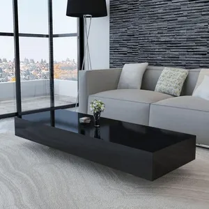 Comparateur de prix : vidaXL Table basse Haute brillance Noir