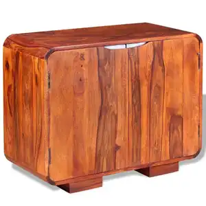 vidaXL Buffet Bois massif de Sesham 75 x 35 x 60 cm pas cher