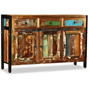 Comparateur de prix : vidaXL Buffet Bois de récupération massif 120 x 35 x 76 cm