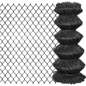 Comparateur de prix : vidaXL Clôture à mailles Acier 25 x 0,8 m Gris