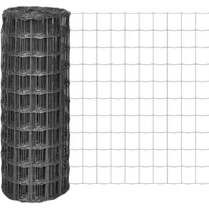 Comparateur de prix : vidaXL Clôture euro Acier 10 x 1 m Gris