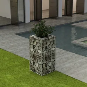Comparateur de prix : vidaXL Lit surélevé à gabion Acier 50x50x100 cm