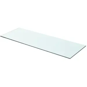 Comparateur de prix : vidaXL Panneau pour étagère Verre transparent 70 x 25 cm