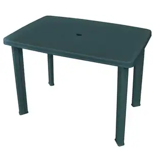 vidaXL Table de jardin Vert 101 x 68 x 72 cm Plastique pas cher