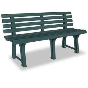 Comparateur de prix : vidaXL Banc de jardin 145,5 cm Plastique Vert