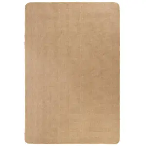 vidaXL Tapis en jute avec support en latex 140x200 cm Naturel pas cher