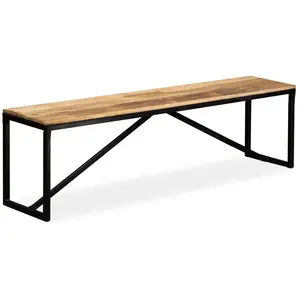 Comparateur de prix : vidaXL Banc Bois de manguier massif 160 x 35 x 45 cm