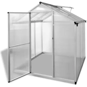 vidaXL Serre Aluminium renforcé 3,46 m²