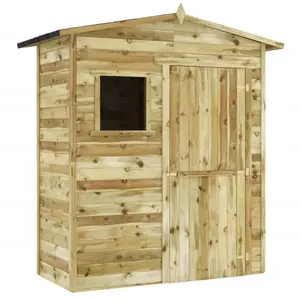vidaXL Abri de stockage de jardin Bois de pin imprégné pas cher