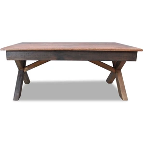 vidaXL Table basse Bois de récupération massif 110 x 60 x 45 cm