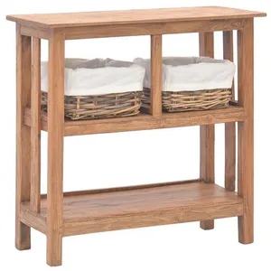 Comparateur de prix : vidaXL Table console Bois de récupération massif 69 x 28 x 70 cm