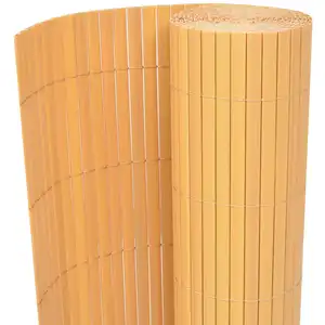 Comparateur de prix : vidaXL Clôture de jardin Double face PVC 90 x 300 cm Jaune